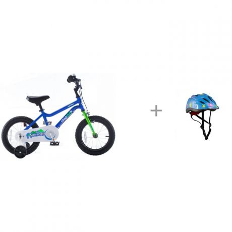 Шлемы и защита Maxiscoo Шлем детский Звездочки и Велосипед двухколесный Royal Baby Chipmunk MK 18