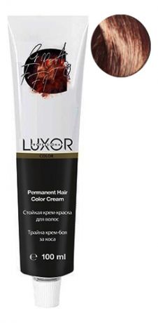 Стойкая крем-краска для волос с протеинами пшеницы Luxor Color Permanent Hair Color Cream 100мл: 6.72 Темный блондин шоколадный фиолетовый