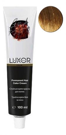 Стойкая крем-краска для волос с протеинами пшеницы Luxor Color Permanent Hair Color Cream 100мл: 7.74 Блондин шоколадный медный