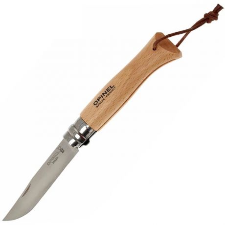Нож складной Opinel Opinel №8 VRI Tradition Inox с темляком 8.5СМ