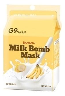 Тканевая маска для лица Banana Milk Bomb Mask 21мл (банан)