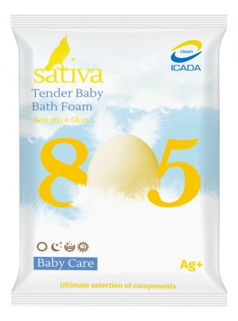 Пена для купания с экстрактом лекарственных трав Baby Care Tender Bath Foam No805 15г (без запаха)