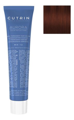 Безаммиачный краситель для волос Aurora Demi Permanent Hair Color 60мл: 8.43 Светлое медное золото