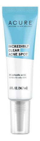 Гель против прыщей с 2% салициловой кислотой Incredibly Clear Acne Spot 14,7мл