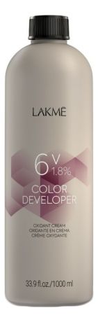 Крем-окислитель для волос 6V 1,8% Color Developer Oxydant Cream: Крем-окислитель 1000мл