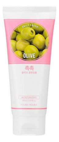 Очищающая увлажняющая пенка для умывания с экстрактом оливы Daily Fresh Olive Cleansing Foam 150мл