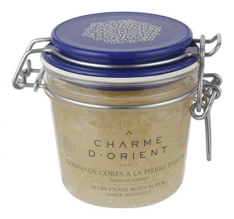 Гоммаж квасцовый для тела с ароматом янтаря Gommage Corps A La Pierre D’Alun Parfum Ambre 300г