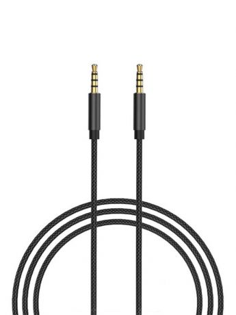 Аксессуар Wiwu YP01 AUX 3.5mm Audio Cable Black 6957815515820