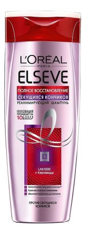 Реанимирующий шампунь для волос Полное Восстановление Секущихся Кончиков ELSEVE 400мл: Шампунь 400мл