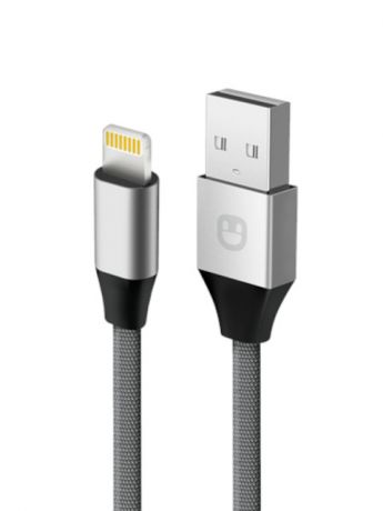 Аксессуар Unico USB - Lightning 2.1А 1m Grey DCS8PINUNC