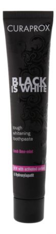 Отбеливающая зубная паста Black Is White 90мл (лайм)