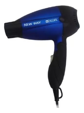 Дорожный фен для волос складной New Way 03-5512 1000W (синий)