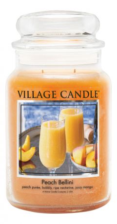 Ароматическая свеча Peach Bellini: свеча 602г