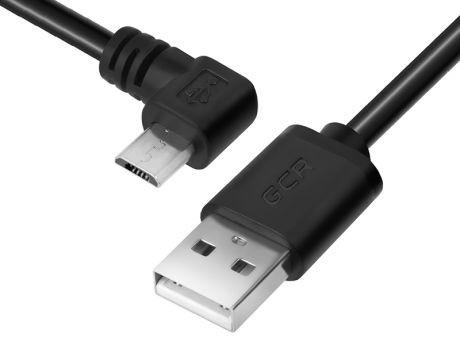 Аксессуар GCR USB 2.0 AM MicroUSB 30cm Black GCR-UA8AMCB6-BB2S-0.3m