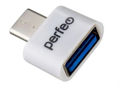 Аксессуар Perfeo PF-VI-O010 USB - MicroUSB OTG White PF_B4997