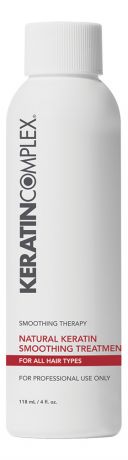 Разглаживающий кератиновый уход для волос оригинальный Natural Keratin Smoothing Treatment For All Hair Types: Уход 118мл