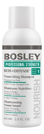 Шампунь для нормальных и тонких неокрашенных волос Bos Defense Nourishing Shampoo Normal To Fine Non Color-Treated Hair: Шампунь 60мл