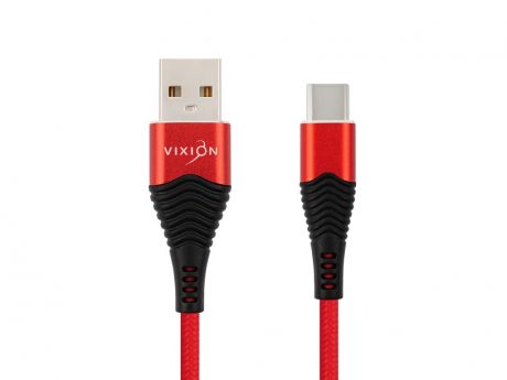 Аксессуар Vixion K26c USB - USB Type-C 1m Red