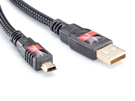 Аксессуар Eagle Cable Deluxe USB 2.0 A - MiniUSB B 0.8m 10061008