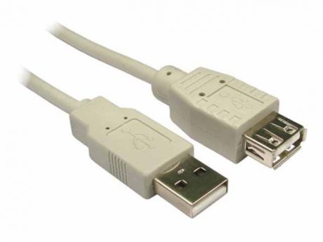 Аксессуар KS-is USB 2.0 AM-AF 1.8m KS-455-2