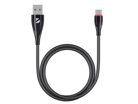Аксессуар Deppa Ceramic USB - USB Type-C 1m Black 72288