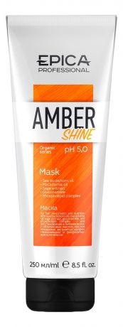 Маска для восстановления и питания волос с облепиховым маслом Amber Shine Organic Mask: Маска 250мл