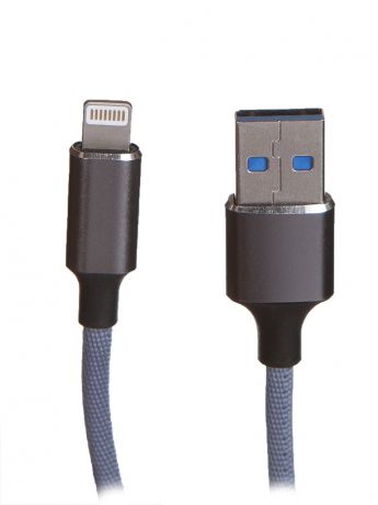 Аксессуар Maverick Textile & Metall C1 USB - Lightning 1.2m Grey ПSELAEP1880