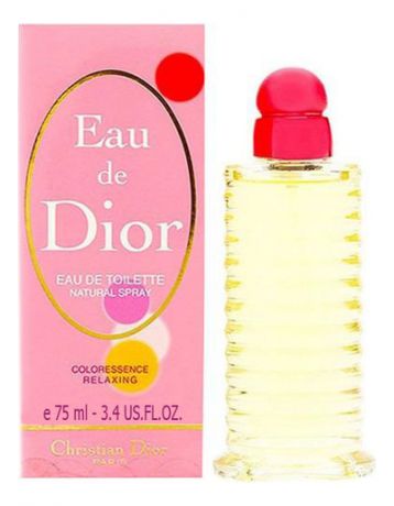 Eau de Dior Coloressence Relaxing: туалетная вода 75мл