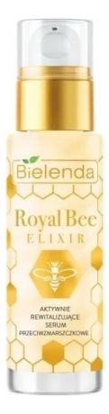 Активно восстанавливающая сыворотка для лица против морщин Royal Bee Elixir Actively Revitalizing Anti-Wrinkle Serum 30мл