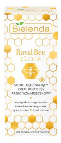 Укрепляющий крем для кожи вокруг глаз против морщин Royal Bee Elixir Strongly Firming Eye Cream Anti-Wrinkle 15мл