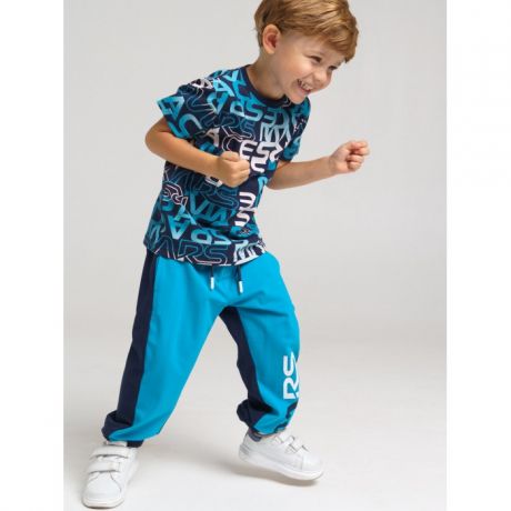 Комплекты детской одежды Playtoday Комплект трикотажный футболка и брюки для мальчиков 32112036