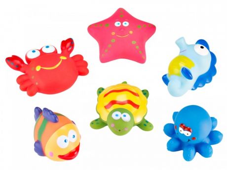 Игрушки для ванны ROXY-KIDS Набор игрушек для ванной Морские обитатели