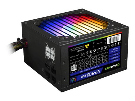 Блок питания GameMax VP-500-RGB-MODULAR 500W