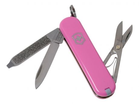 Нож-брелок Classic SD Colors Cherry Blossom 58мм, 7 функций 0.6223.51G