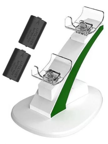 Зарядная станция Oivo для Xbox Series S/X Dual Charging Dock + 2 АКБ 1400 mAh White IV-BX305
