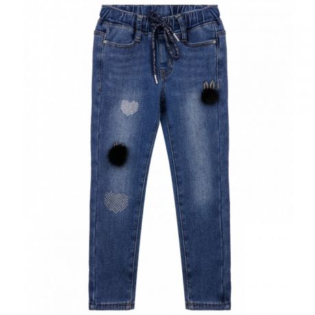 Брюки и джинсы Playtoday Джинсы утепленные для девочки 32122276