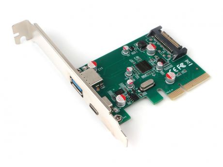 Контроллер Gembird PCI 2xUSB 3.0 Type-C SPCR-02
