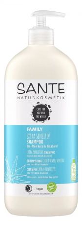 Шампунь для чувствительной кожи головы Family Extra Sensitiv Shampoo Bio-Aloe Vera & Bisabolol: Шампунь 950мл