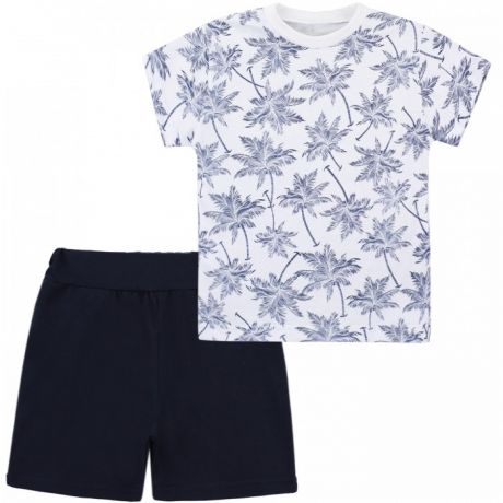 Комплекты детской одежды Babycollection Костюм для мальчика Пальмы (футболка, шорты)