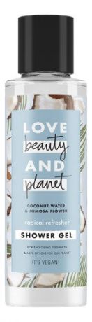 Гель для душа Кокосовая вода и цветы мимозы Coconut Water & Mimosa Flower Shower Gel: Гель 100мл