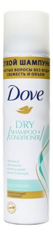Сухой шампунь для волос Dry Shampoo + Conditioner (без запаха): Шампунь 250мл