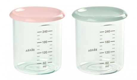 Контейнеры Beaba Набор контейнеров для хранения Set 2 maxi jars 2х240 мл