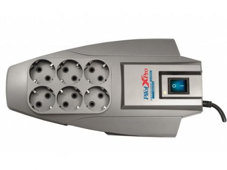 Сетевой фильтр Zis Pilot X-Pro 6 Sockets 10m Grey
