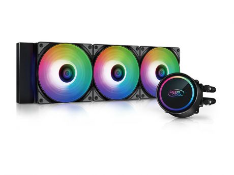 Водяное охлаждение DeepCool Gammaxx L360 A-RGB (Intel LGA2066/2011-v3/2011/1200/1151/1150/1155/1366// AMD AM4/AM3+/AM3/AM2+/AM2/FM2+/FM2/FM1)