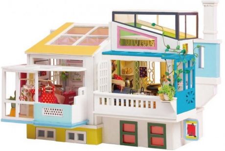 Кукольные домики и мебель Robotime Кукольный дом интерьерный Любимый сосед (148 элементов)