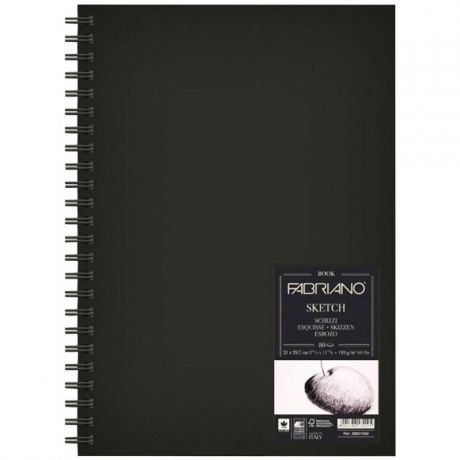 Принадлежности для рисования Fabriano Sketchbook Блокнот для зарисовок А4 210х297 мм 80 листов