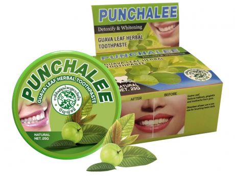 Зубная паста Punchalee Guava Leaf Herbal Toothpaste 25g 6015