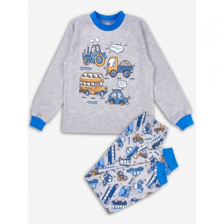 Домашняя одежда Веселый малыш Пижама для мальчика (Лонгслив и штанишки) Автолюбитель