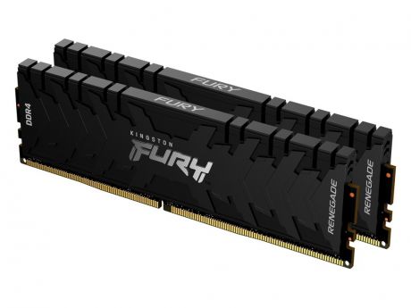 Модуль памяти Kingston Fury Renegade Black DDR4 DIMM 3200MHz PC-25600 CL16 - 16Gb Kit (2x8Gb) KF432C16RBK2/16