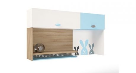 Аксессуары для мебели ABC-King Полка навесная надстройка на стол Mix Bunny (правая)